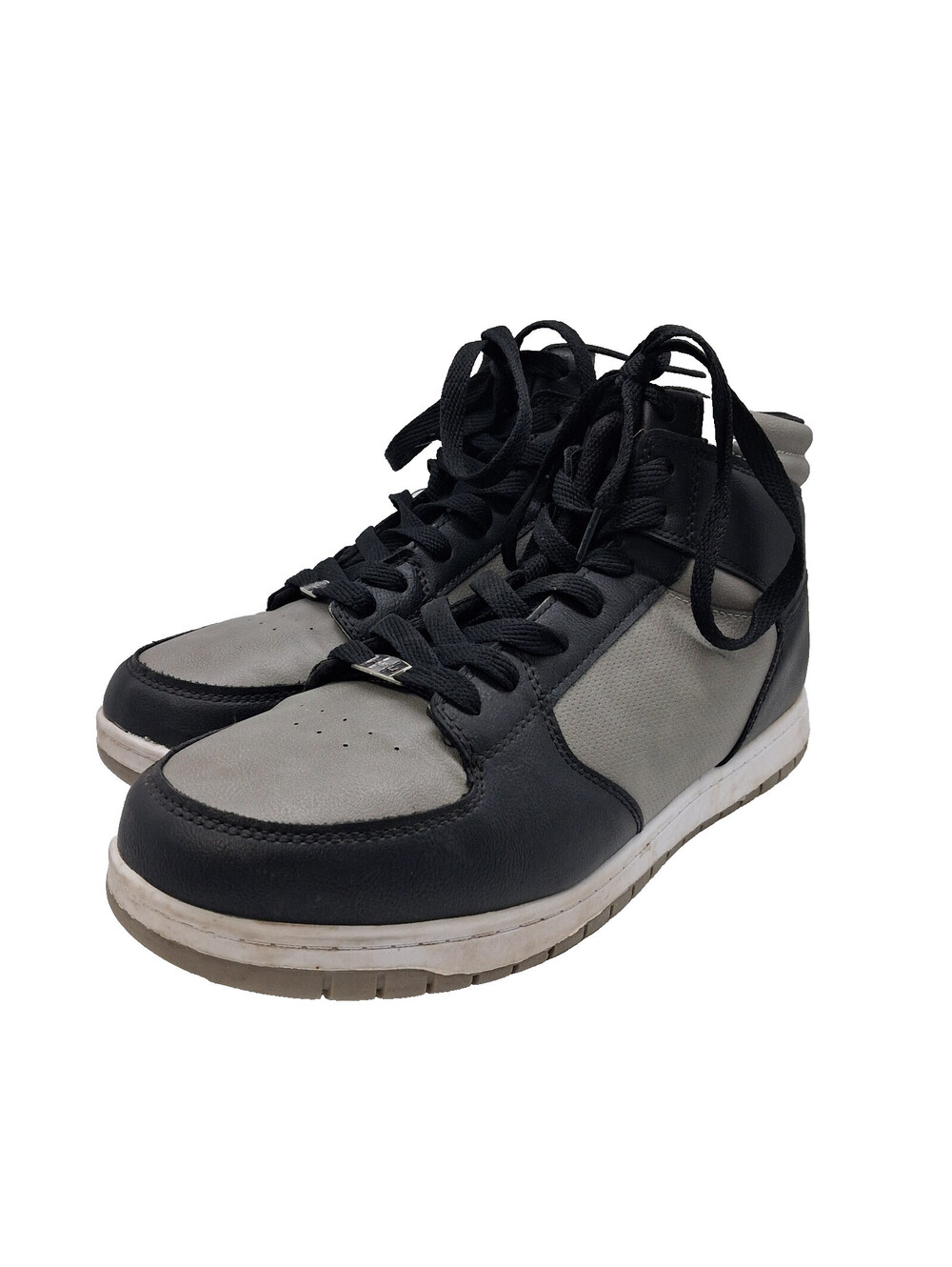 FUBU MNFB41SC001L High Top Sneakers Mens 9 Gray Black Casual Shoes